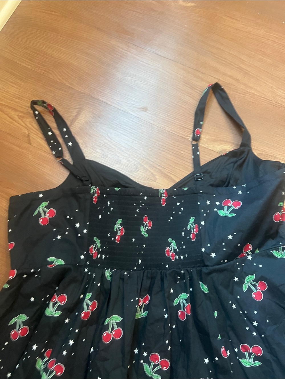 torrid Black Cherry-Print Midi Dress - Picture 14 of 14